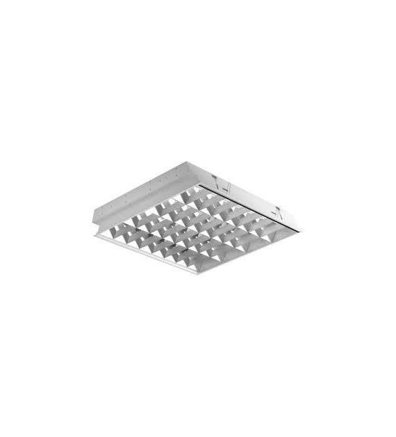 LENA MODULUS SREBRNY oprawa rastrowa VLA p/t 2x18W