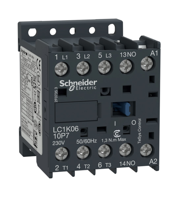 SCHNEIDER TESYS LC1K0610P7 stycznik 6A 3P 230VAC
