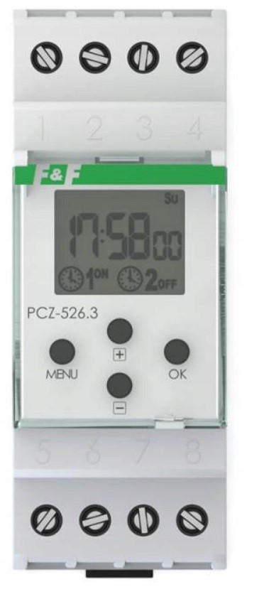 FF PCZ-526.3 zegar astronomiczny sterujący 2kanały