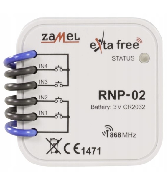 ZAMEL EXTA FREE RNP-02 radiowy nadajnik dopuszkowy