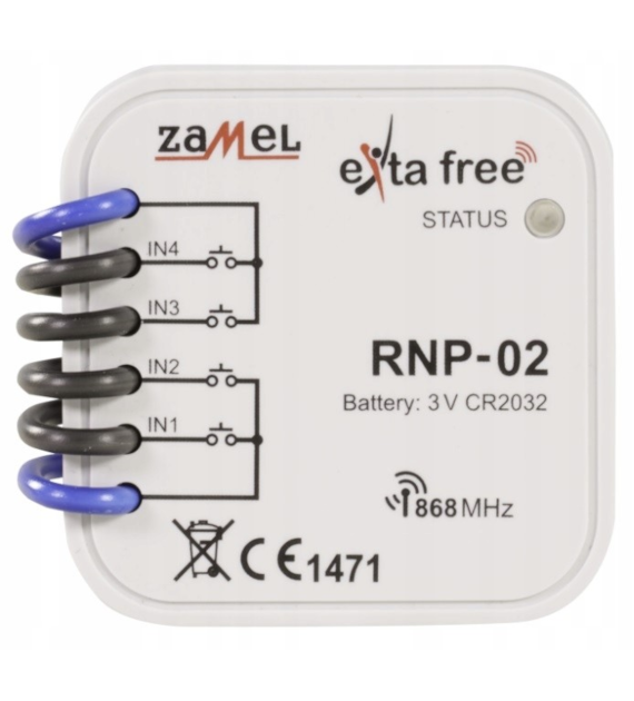 ZAMEL EXTA FREE RNP-02 radiowy nadajnik dopuszkowy