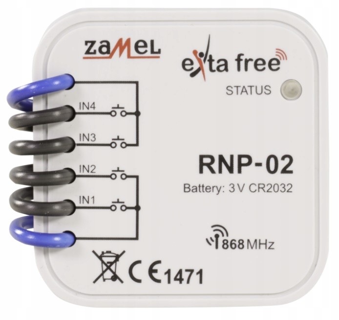 ZAMEL EXTA FREE RNP-02 radiowy nadajnik dopuszkowy