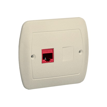 SIMON AKORD BEŻ AF51/12 gniazdo komputer RJ45 x1