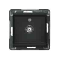 OSPEL SONATA CZARNY GPA-1RF/m/33 gniazdo antenowe