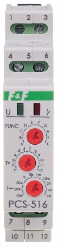 FF PCS-516 DUO przekaźnik czasowy 10-funkcji