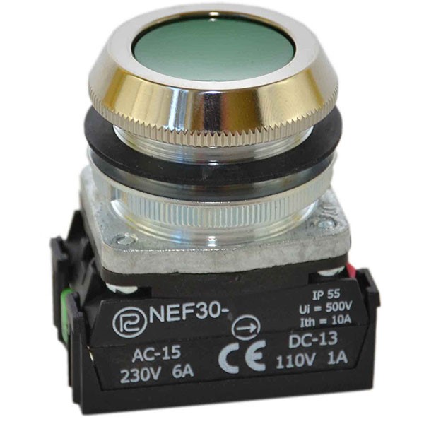 PROMET NEF30-KXY Z przycisk ZIELONY
