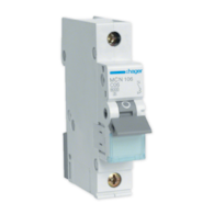 HAGER MCN106E wyłącznik nadprądowy 1P C6A 6kA AC