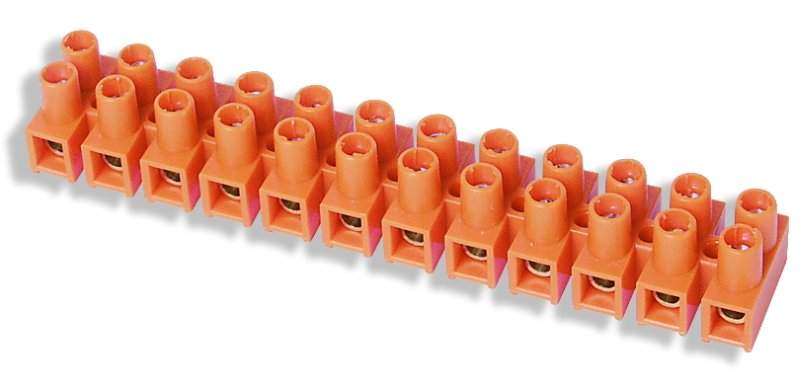 SIMET LFT12-4.0 listwa zaciskowa 4mm POMARAŃCZ