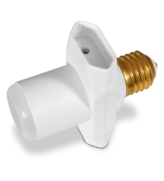 PLASTROL OPR-27L adapter E27/2x2p BIAŁY