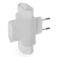 PLASTROL R-1 rozgałęźnik 3x2p b/u IP20 BIAŁY