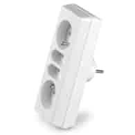 PLASTROL R-472 rozgałęźnik 2x2p+2x2p z/u BIAŁY