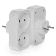 PLASTROL R-260 rozgałęźnik 2x2p b/z IP20 BIAŁY