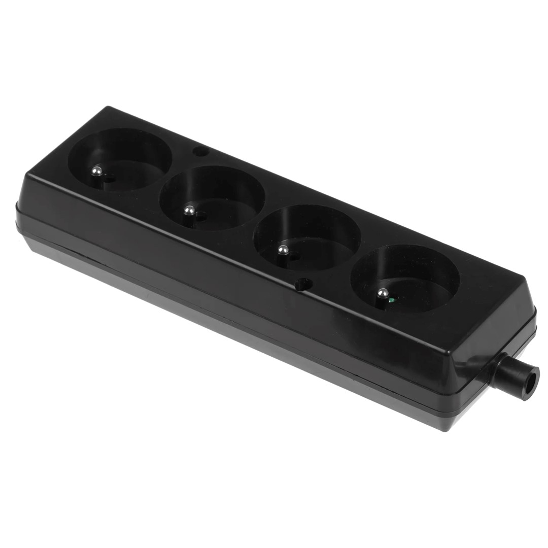 PLASTROL GN-470 gniazdo 4x2p z/u CZARNY