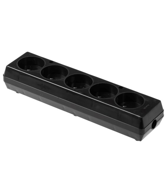 PLASTROL GN-560 gniazdo 5x2p b/u CZARNY