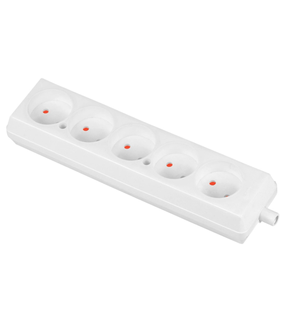 PLASTROL GN-560 gniazdo 5x2p b/u BIAŁY