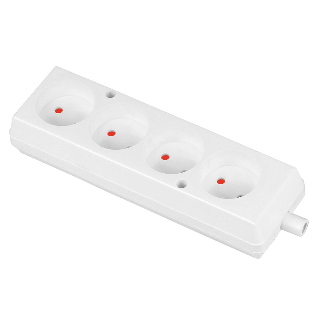 PLASTROL GN-460 gniazdo 4x2p b/u BIAŁY