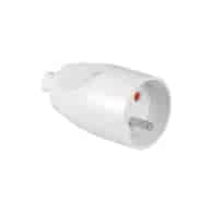 PLASTROL GN-171 gniazdo 1x2p z/u BIAŁY