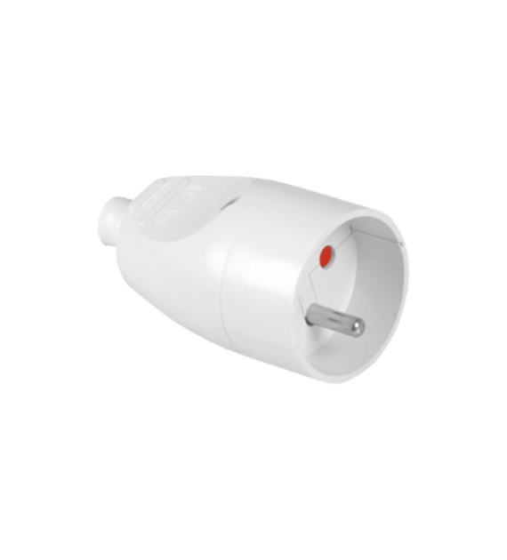 PLASTROL GN-171 gniazdo 1x2p z/u BIAŁY