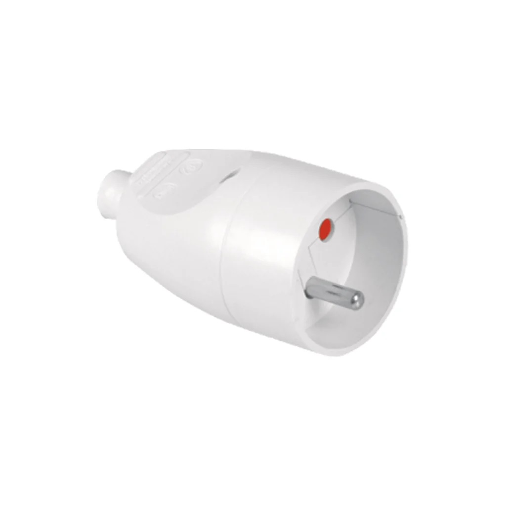 PLASTROL GN-171 gniazdo 1x2p z/u BIAŁY