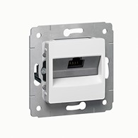 LEGRAND CARIVA BIAŁY gniazdo 1xRJ45 CAT6 UTP