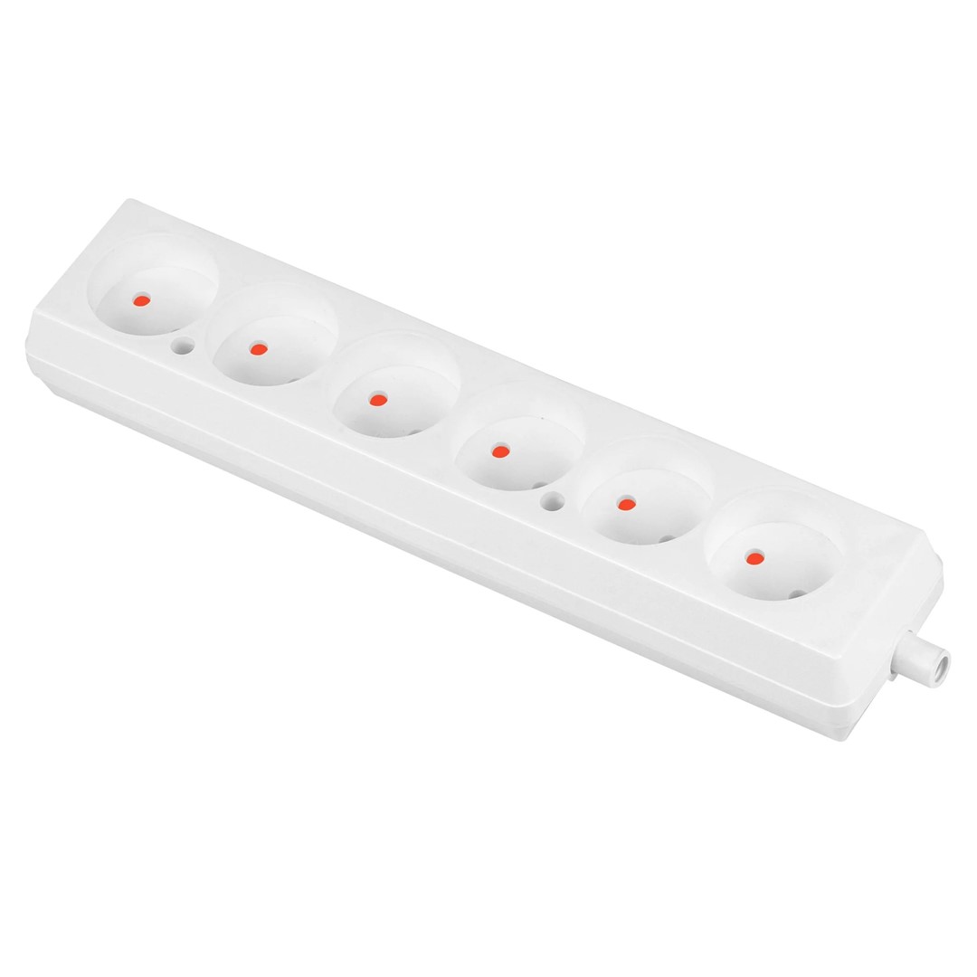 PLASTROL GN-660 gniazdo 6x2p b/u BIAŁY