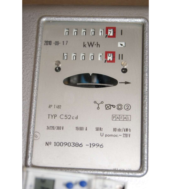 ZEMEL REDS licznik 3-faz. C52C 10/40A II taryfy