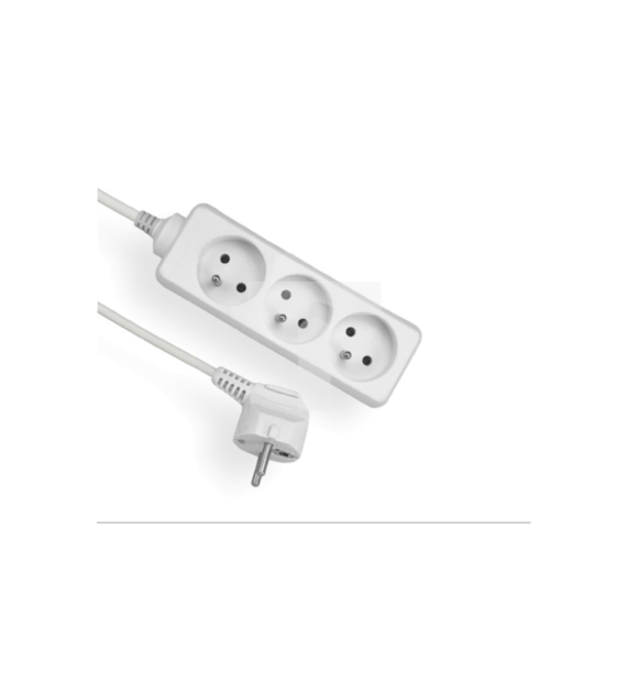 ELGOTECH EPS-305 przedłużacz 3gn 3x1 5m BIAŁY
