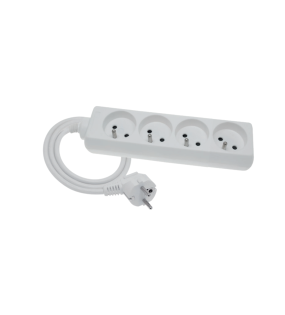 ELGOTECH EPS-403 przedłużacz 4gn 3x1 3m BIAŁY