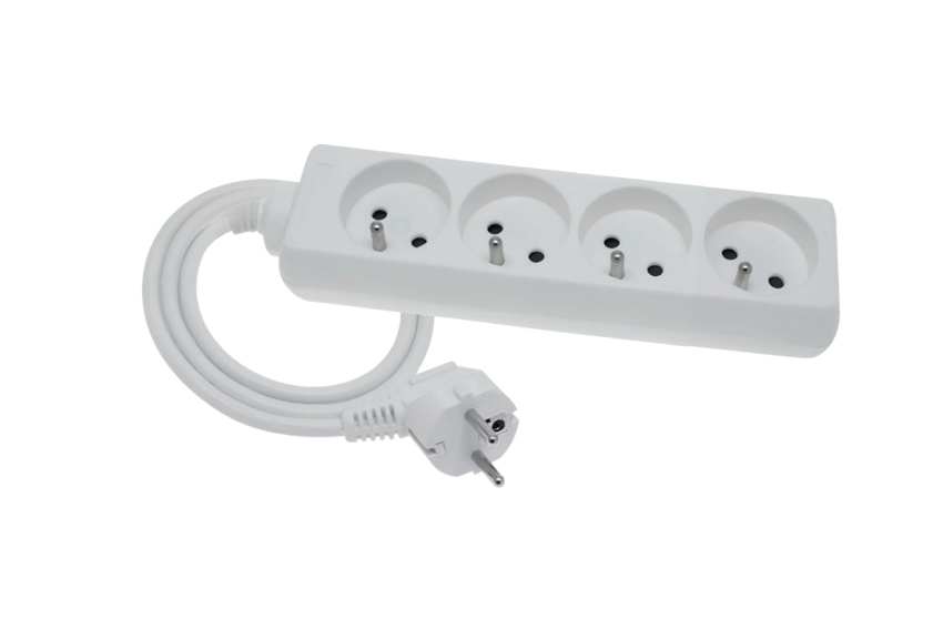 ELGOTECH EPS-405 przedłużacz 4gn 3x1 5m BIAŁY