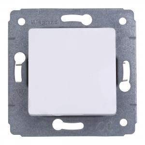LEGRAND CARIVA BIAŁY przycisk pojedynczy 6A 250V