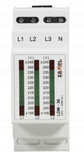 ZAMEL EXTA LDM-30 wskaźnik napięcia 3F 230/400V AC