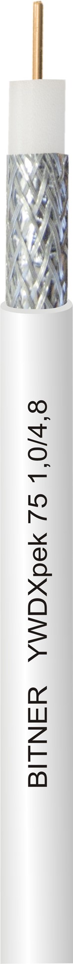 BITNER przewód YWDXpek 75 1,0/4,8 biały 100m