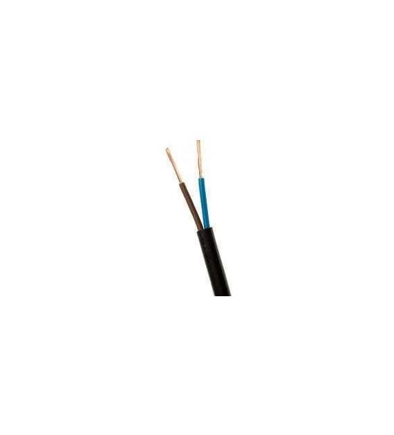 ZAMEL przewód OMYp 2x1,5 czarny H03VV-F 100m