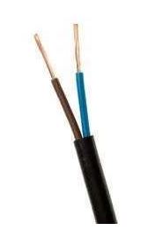 ZAMEL przewód OMYp 2x1,5 czarny H03VV-F 100m