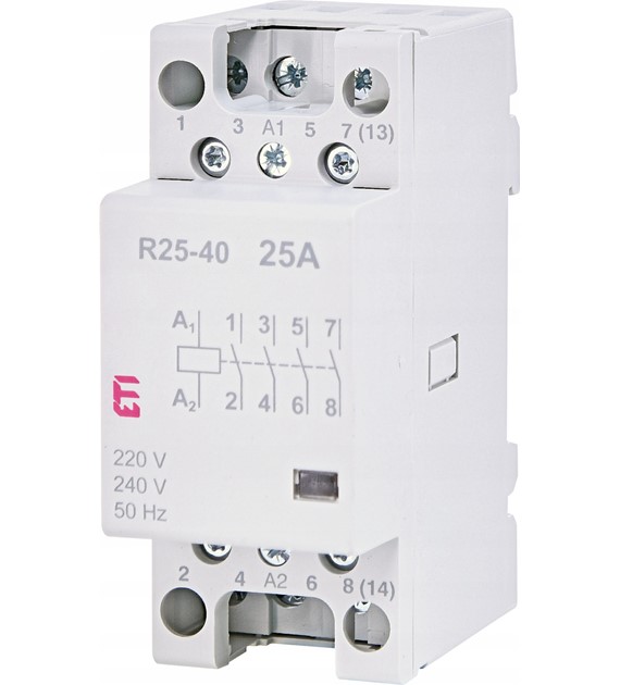 ETI R 25-40 230V stycznik modułowy 25A 440V 4NO