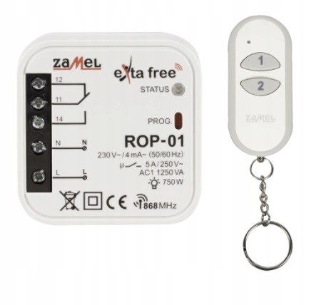 ZAMEL EXTA FREE RZB-05 zestaw sterowania