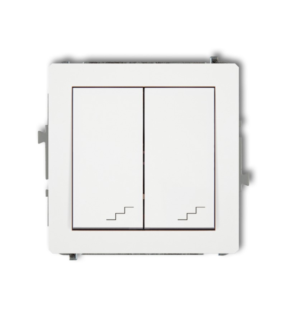 KARLIK DECO BIAŁY DWP-33 łącznik schodowy x2