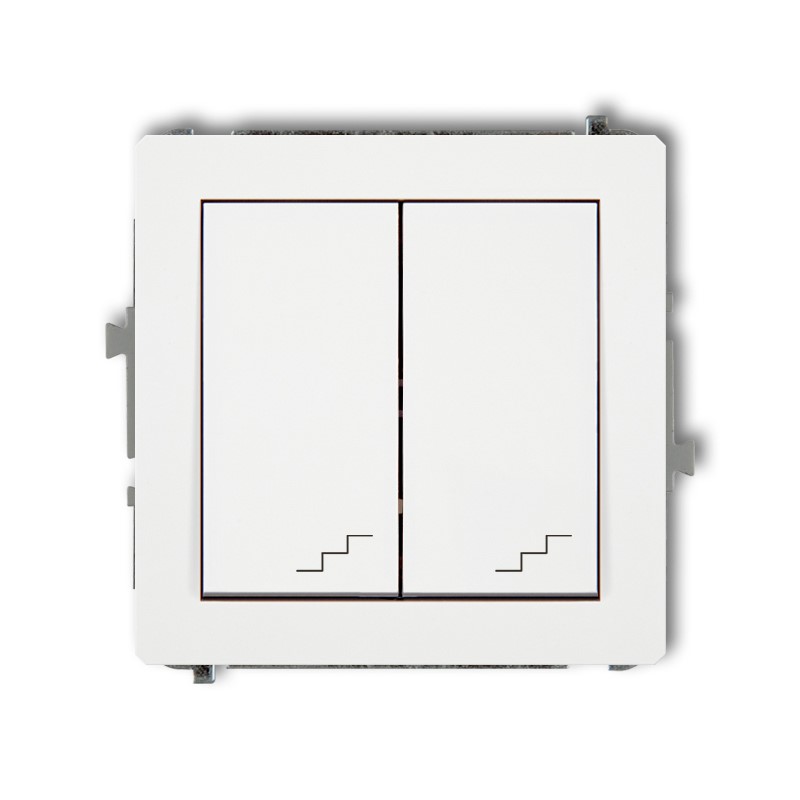 KARLIK DECO BIAŁY DWP-33 łącznik schodowy x2