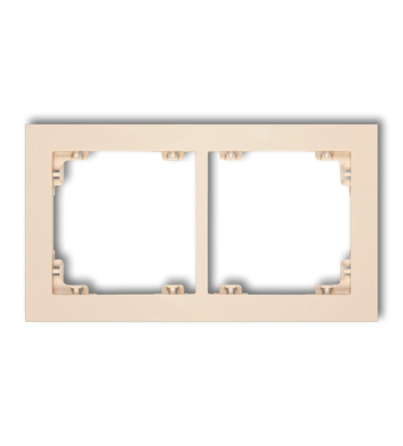 KARLIK DECO BEŻ 1DR-2 ramka x2