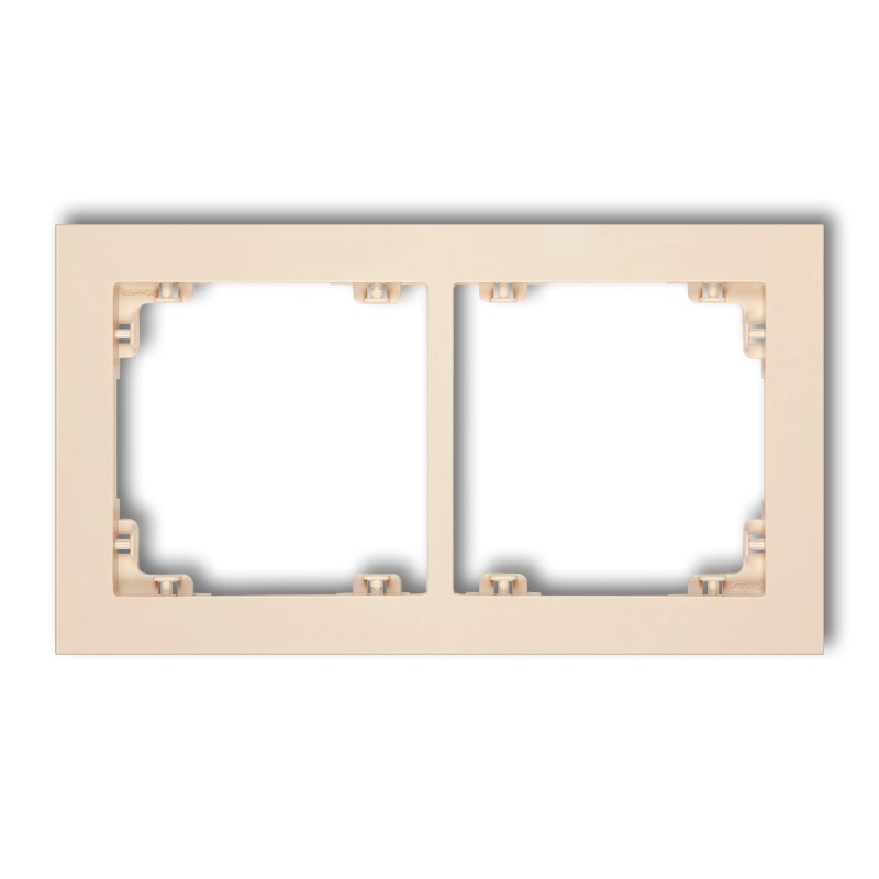 KARLIK DECO BEŻ 1DR-2 ramka x2