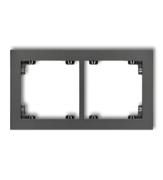 KARLIK DECO GRAFIT 11DR-2 ramka x2