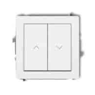 KARLIK DECO BIAŁY DWP-8 łącznik żaluzjowy x2