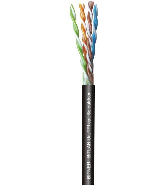 BITNER przewód U/UTPf 4x2x24AWG cat5e outdoor 305m