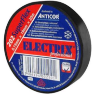 ANTICOR 202 SUPERFLEX taśma izol.19x20 CZARNY