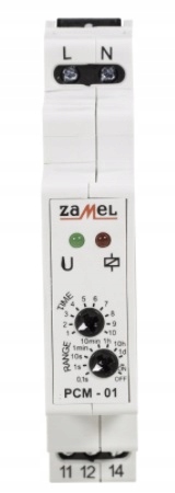 ZAMEL EXTA PCM-01 przekaźnik czasowy 230V AC