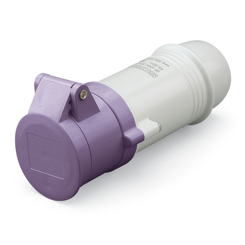 SCAME IEC309 gniazdo przenośne 16A 2P IP44