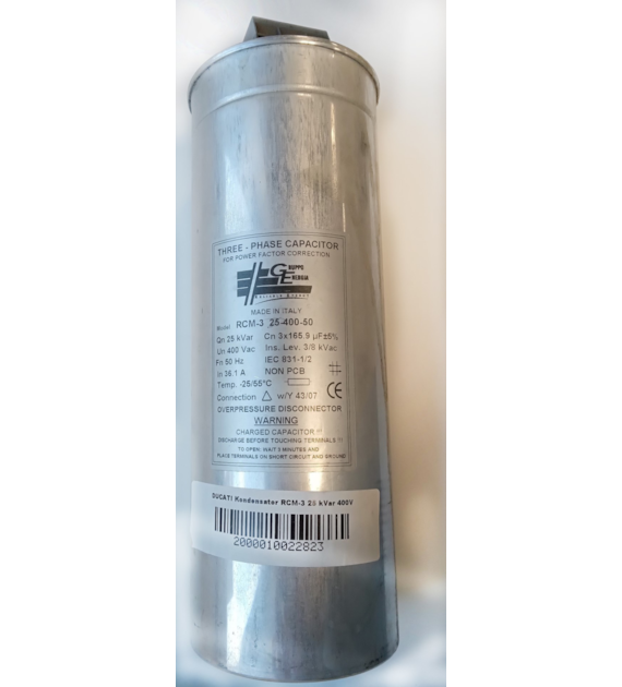 GRUPPOENERGIA RCM-3 25-400 kondensator 25 kVar