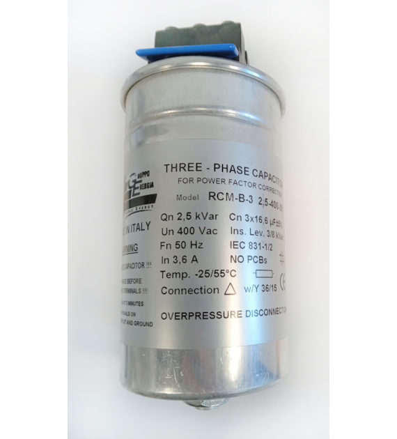 GRUPPOENERGIA RCM-B-3 2,5-400 kondensator 2,5kVar