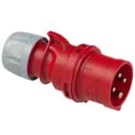PCE SHARK wtyczka przenośna 4x32 400V 6h IP44