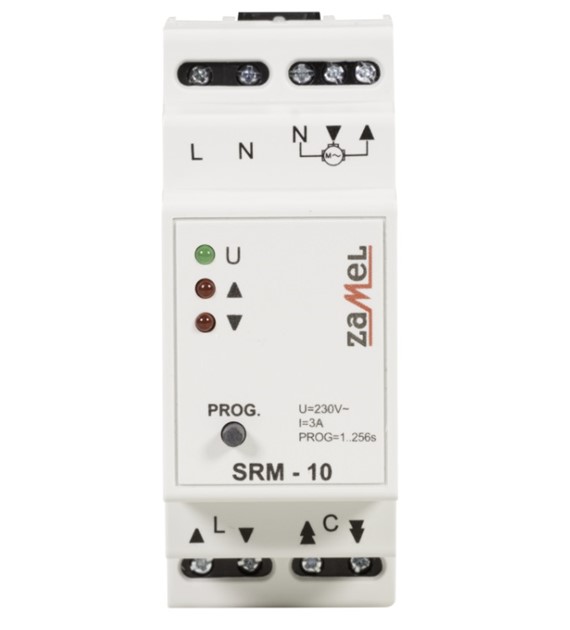 ZAMEL EXTA SRM-10 sterownik rolet modułowy 230V AC